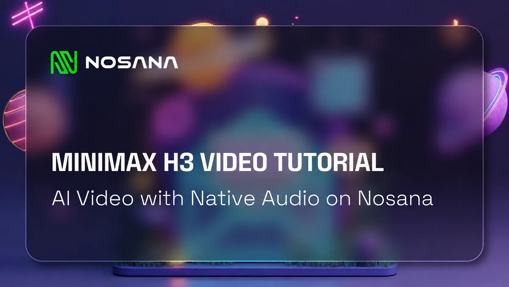 MiniMax H3 Video Generator: Create AI Videos with Native Audio on Nosana
