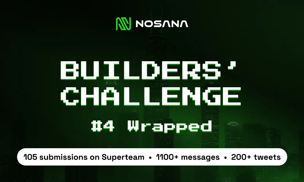 Fourth Builders’ Challenge Recap: What Builders Created on Nosana